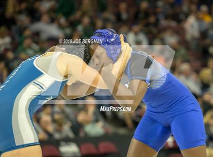 Thumbnail 1 in CIF State Girls Wrestling Championships (Consolation Semifinals) photogallery.