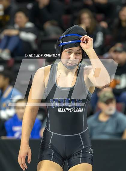 Thumbnail 1 in CIF State Girls Wrestling Championships (Consolation Semifinals) photogallery.