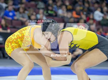 Thumbnail 1 in CIF State Girls Wrestling Championships (Consolation Semifinals) photogallery.