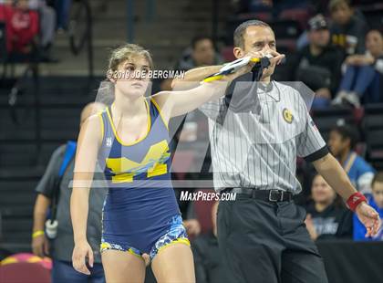 Thumbnail 1 in CIF State Girls Wrestling Championships (Consolation Semifinals) photogallery.