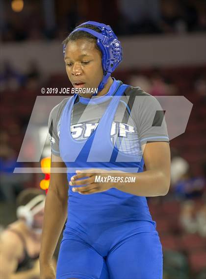 Thumbnail 2 in CIF State Girls Wrestling Championships (Consolation Semifinals) photogallery.