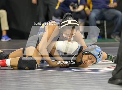 Thumbnail 1 in CIF State Girls Wrestling Championships (Consolation Semifinals) photogallery.