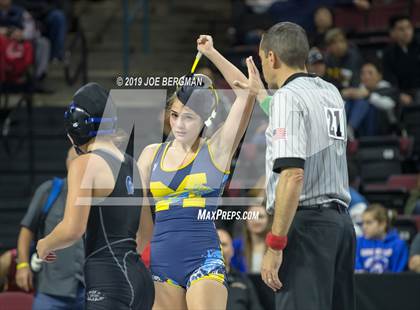 Thumbnail 2 in CIF State Girls Wrestling Championships (Consolation Semifinals) photogallery.