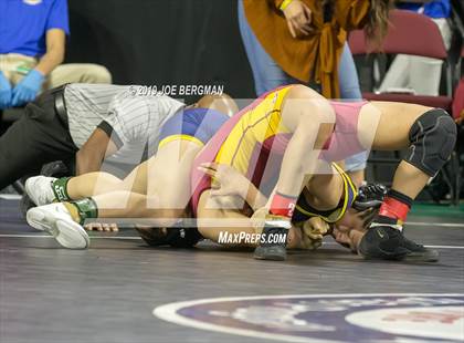 Thumbnail 2 in CIF State Girls Wrestling Championships (Consolation Semifinals) photogallery.