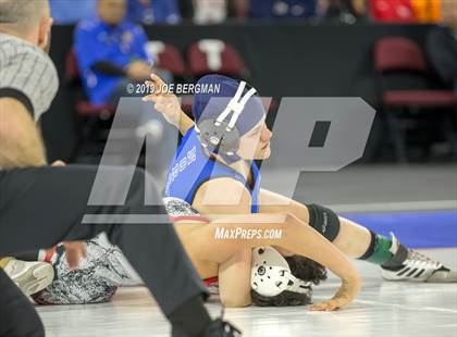 Thumbnail 1 in CIF State Girls Wrestling Championships (Consolation Semifinals) photogallery.