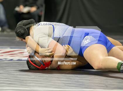 Thumbnail 3 in CIF State Girls Wrestling Championships (Consolation Semifinals) photogallery.