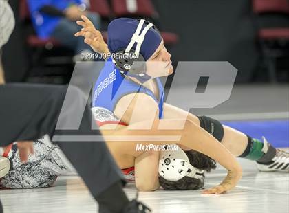 Thumbnail 2 in CIF State Girls Wrestling Championships (Consolation Semifinals) photogallery.