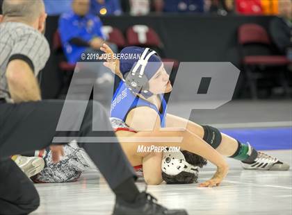 Thumbnail 3 in CIF State Girls Wrestling Championships (Consolation Semifinals) photogallery.