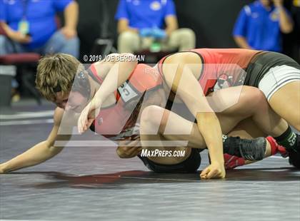 Thumbnail 3 in CIF State Girls Wrestling Championships (Consolation Semifinals) photogallery.