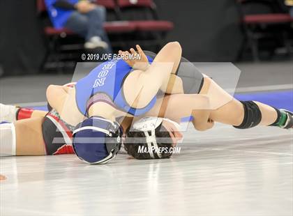 Thumbnail 1 in CIF State Girls Wrestling Championships (Consolation Semifinals) photogallery.