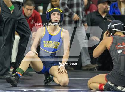 Thumbnail 1 in CIF State Girls Wrestling Championships (Consolation Semifinals) photogallery.