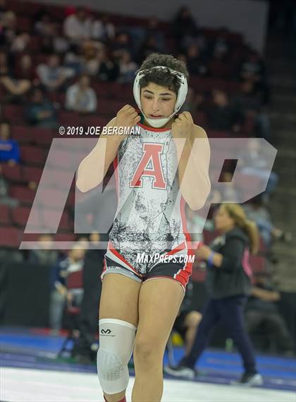 Thumbnail 2 in CIF State Girls Wrestling Championships (Consolation Semifinals) photogallery.
