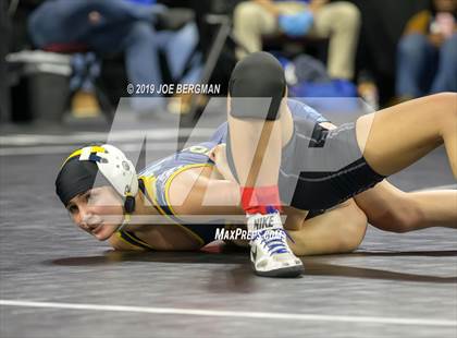Thumbnail 2 in CIF State Girls Wrestling Championships (Consolation Semifinals) photogallery.