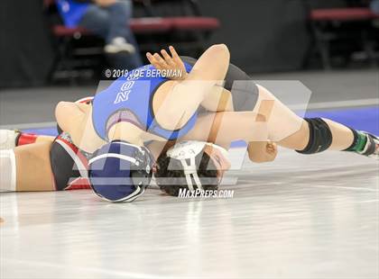 Thumbnail 2 in CIF State Girls Wrestling Championships (Consolation Semifinals) photogallery.