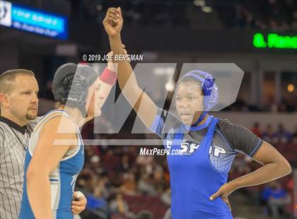 Thumbnail 1 in CIF State Girls Wrestling Championships (Consolation Semifinals) photogallery.