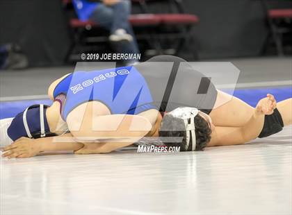 Thumbnail 2 in CIF State Girls Wrestling Championships (Consolation Semifinals) photogallery.
