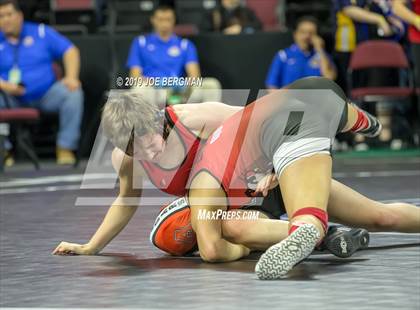 Thumbnail 1 in CIF State Girls Wrestling Championships (Consolation Semifinals) photogallery.