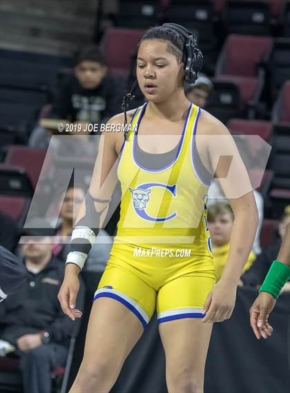 Thumbnail 1 in CIF State Girls Wrestling Championships (Consolation Semifinals) photogallery.