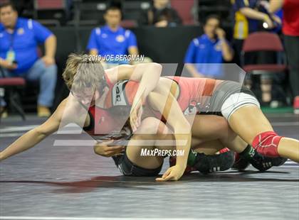 Thumbnail 2 in CIF State Girls Wrestling Championships (Consolation Semifinals) photogallery.