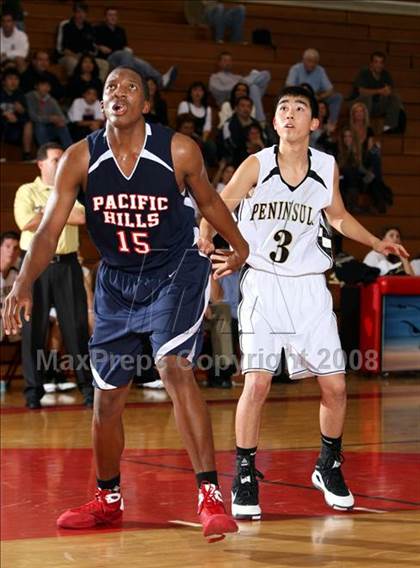 Thumbnail 2 in Palos Verdes Peninsula vs. Pacific Hills (Pacific Shores Tournament) photogallery.