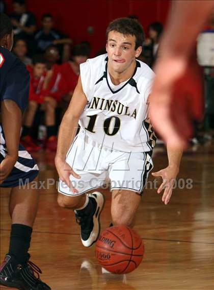 Thumbnail 2 in Palos Verdes Peninsula vs. Pacific Hills (Pacific Shores Tournament) photogallery.
