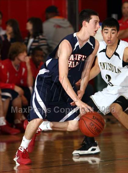 Thumbnail 1 in Palos Verdes Peninsula vs. Pacific Hills (Pacific Shores Tournament) photogallery.