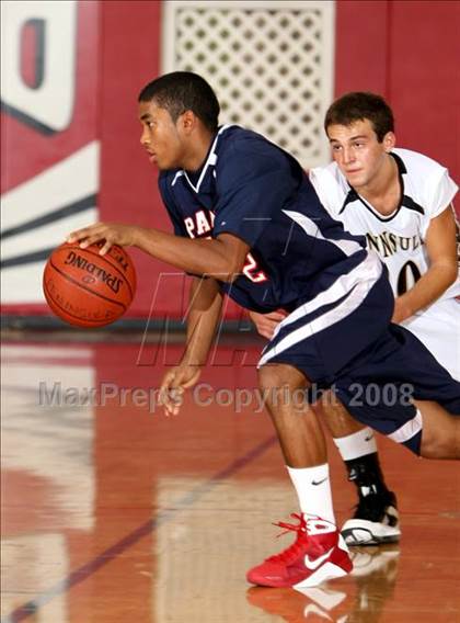 Thumbnail 2 in Palos Verdes Peninsula vs. Pacific Hills (Pacific Shores Tournament) photogallery.