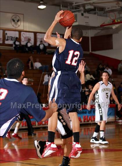 Thumbnail 3 in Palos Verdes Peninsula vs. Pacific Hills (Pacific Shores Tournament) photogallery.