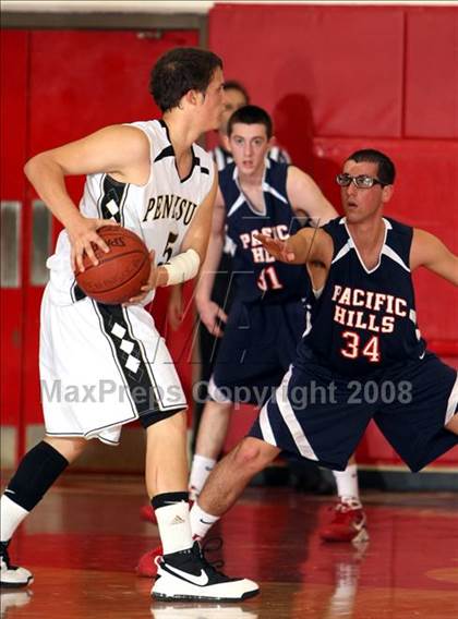 Thumbnail 3 in Palos Verdes Peninsula vs. Pacific Hills (Pacific Shores Tournament) photogallery.
