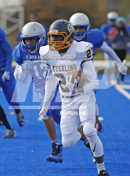 Thumbnail 3 in Sterling @ Brooks (IHSA Class 5A Second Round Playoff) photogallery.