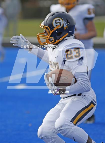 Thumbnail 2 in Sterling @ Brooks (IHSA Class 5A Second Round Playoff) photogallery.