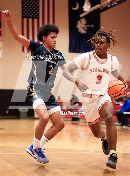 Thumbnail 3 in Blythewood vs South Pointe (Poinsettia Classic) photogallery.