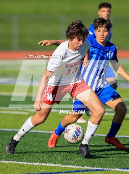 Thumbnail 2 in Wall Township vs Holmdel (NJSIAA Central Jersey Group 2 Quarterfinal) photogallery.