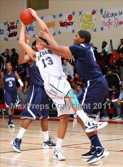 Thumbnail 3 in Compton vs. Loyola (Pacific Shores Tournament) photogallery.