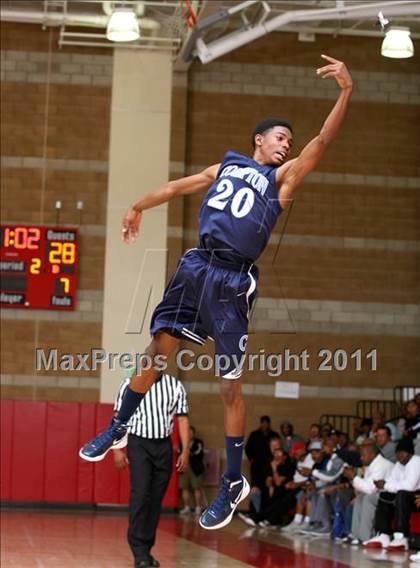 Thumbnail 2 in Compton vs. Loyola (Pacific Shores Tournament) photogallery.