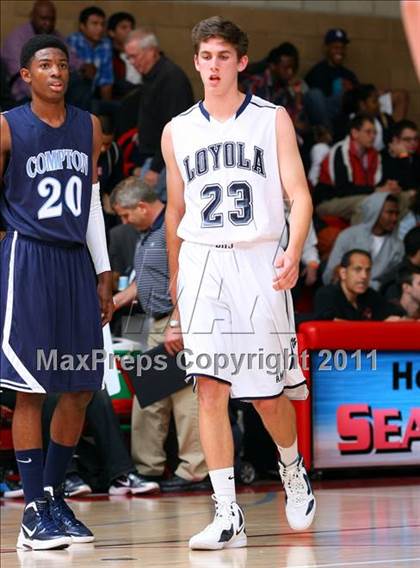 Thumbnail 1 in Compton vs. Loyola (Pacific Shores Tournament) photogallery.