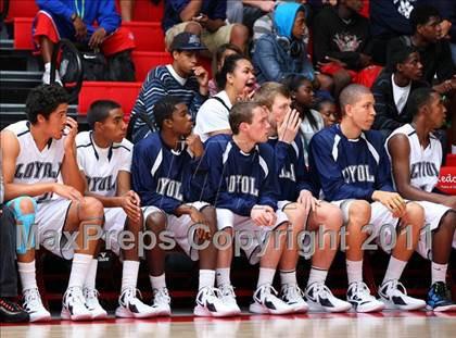 Thumbnail 3 in Compton vs. Loyola (Pacific Shores Tournament) photogallery.
