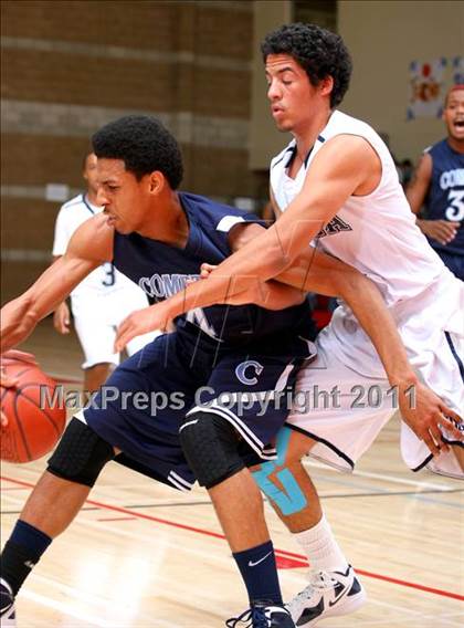 Thumbnail 3 in Compton vs. Loyola (Pacific Shores Tournament) photogallery.