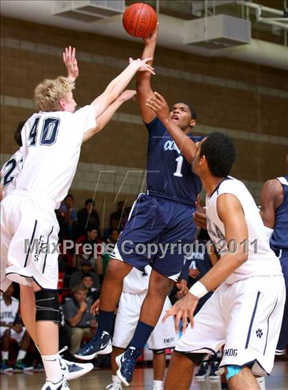 Thumbnail 2 in Compton vs. Loyola (Pacific Shores Tournament) photogallery.