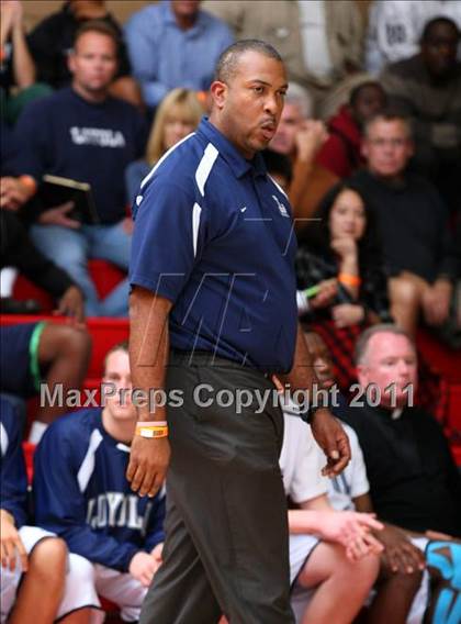 Thumbnail 2 in Compton vs. Loyola (Pacific Shores Tournament) photogallery.