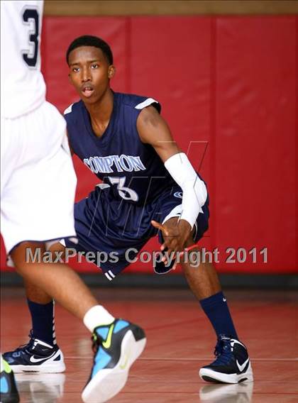 Thumbnail 2 in Compton vs. Loyola (Pacific Shores Tournament) photogallery.