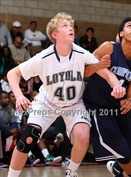 Thumbnail 2 in Compton vs. Loyola (Pacific Shores Tournament) photogallery.
