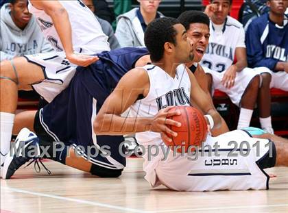 Thumbnail 2 in Compton vs. Loyola (Pacific Shores Tournament) photogallery.