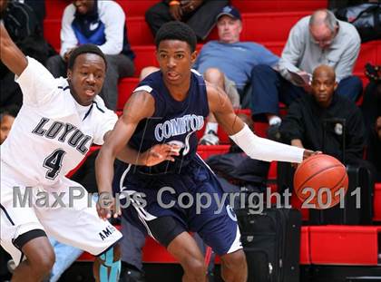 Thumbnail 1 in Compton vs. Loyola (Pacific Shores Tournament) photogallery.