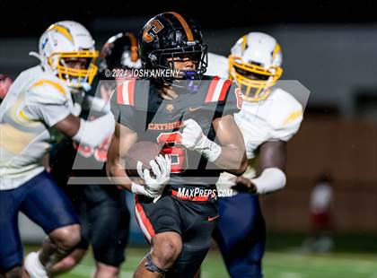 Thumbnail 1 in Madison Prep Academy vs Catholic (Red Stick Rumble Jamboree) photogallery.