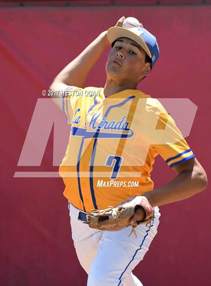 Thumbnail 1 in Bishop Amat vs. La Mirada (Boras Classic South) photogallery.