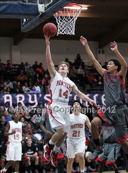 Thumbnail 2 in Salesian vs. St. Mary's photogallery.