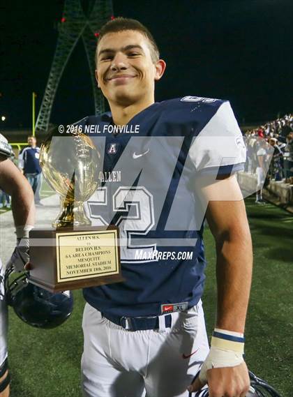 Thumbnail 1 in Allen vs. Belton (UIL 6A Area Playoff) photogallery.