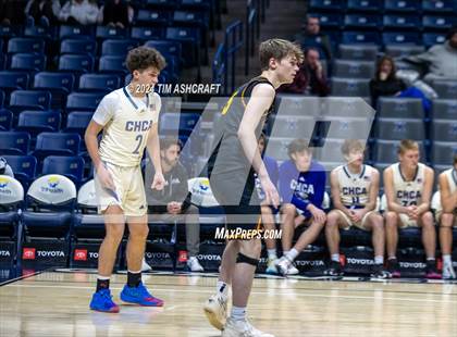 Thumbnail 1 in Cincinnati Hill Christian Academy vs Cooper (Holiday Hardwood Classic) photogallery.