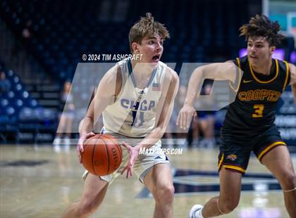 Thumbnail 2 in Cincinnati Hill Christian Academy vs Cooper (Holiday Hardwood Classic) photogallery.